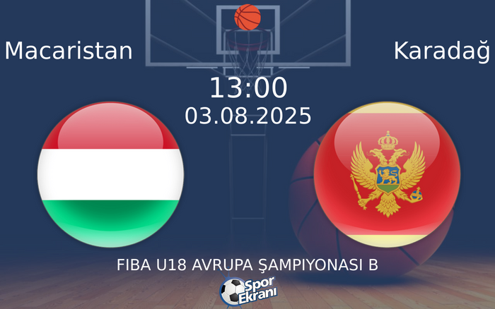 03 Ağustos 2025 Macaristan vs Karadağ maçı Hangi Kanalda Saat Kaçta Yayınlanacak?