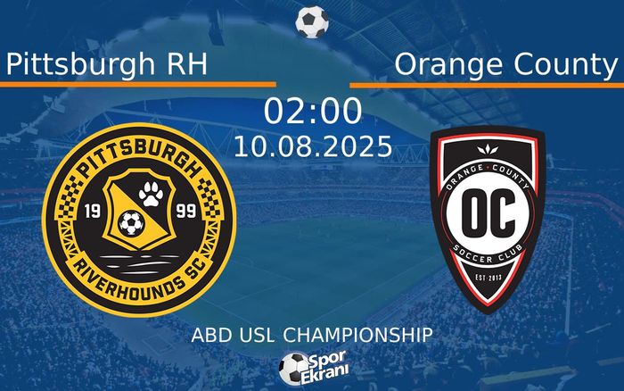 10 Ağustos 2025 Pittsburgh RH vs Orange County maçı Hangi Kanalda Saat Kaçta Yayınlanacak?