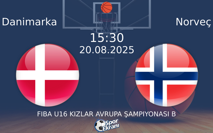 20 Ağustos 2025 Danimarka vs Norveç maçı Hangi Kanalda Saat Kaçta Yayınlanacak?