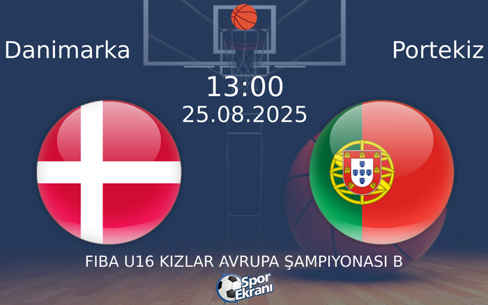 25 Ağustos 2025 Danimarka vs Portekiz maçı Hangi Kanalda Saat Kaçta Yayınlanacak?