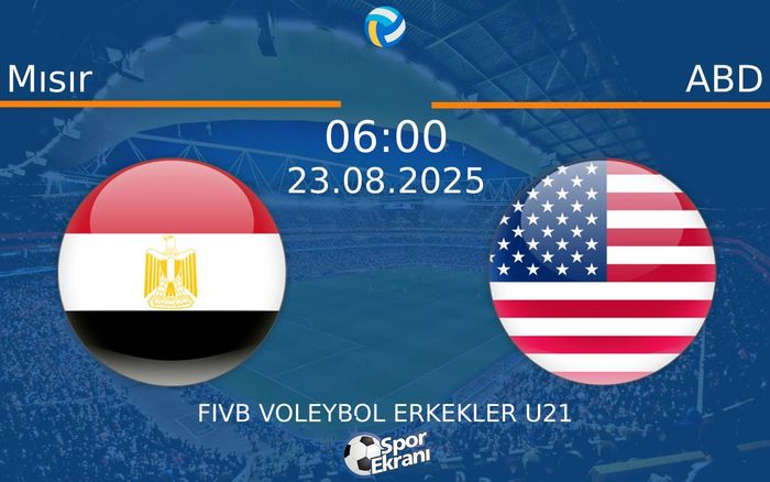 23 Ağustos 2025 Mısır vs ABD maçı Hangi Kanalda Saat Kaçta Yayınlanacak?