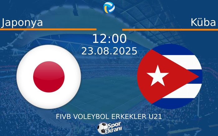 23 Ağustos 2025 Japonya vs Küba maçı Hangi Kanalda Saat Kaçta Yayınlanacak? 23 Ağustos 2025 Japonya vs Küba maçı Hangi Kanalda Saat Kaçta Yayınlanacak?
