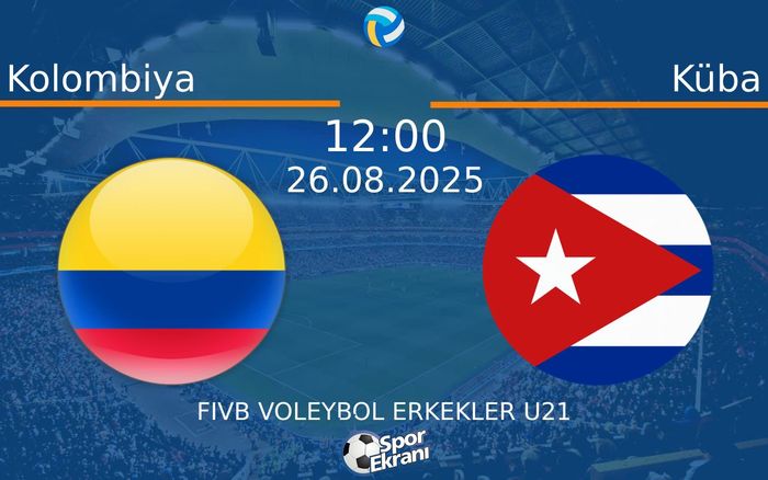 26 Ağustos 2025 Kolombiya vs Küba maçı Hangi Kanalda Saat Kaçta Yayınlanacak?