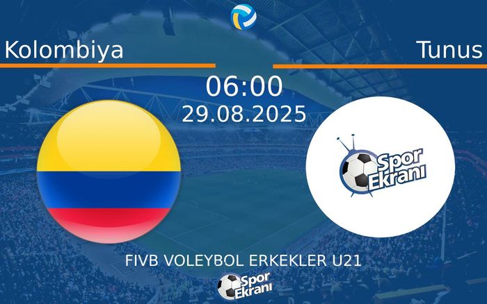 29 Ağustos 2025 Kolombiya vs Tunus maçı Hangi Kanalda Saat Kaçta Yayınlanacak? 29 Ağustos 2025 Kolombiya vs Tunus maçı Hangi Kanalda Saat Kaçta Yayınlanacak?