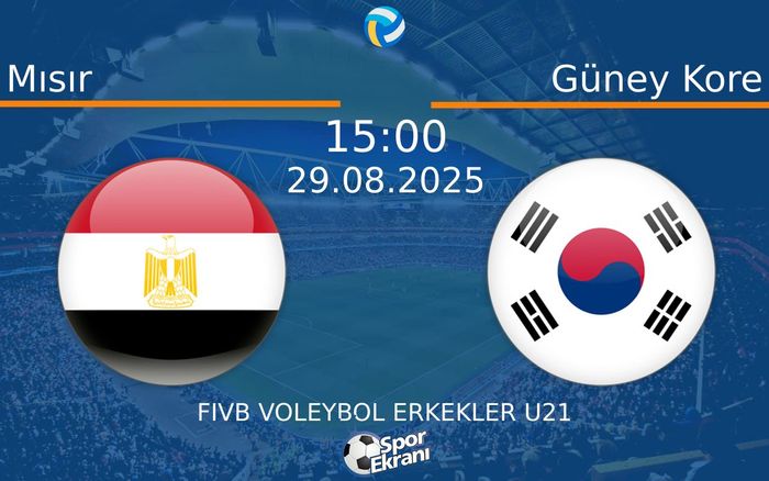 29 Ağustos 2025 Mısır vs Güney Kore maçı Hangi Kanalda Saat Kaçta Yayınlanacak?