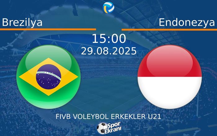 29 Ağustos 2025 Brezilya vs Endonezya maçı Hangi Kanalda Saat Kaçta Yayınlanacak?