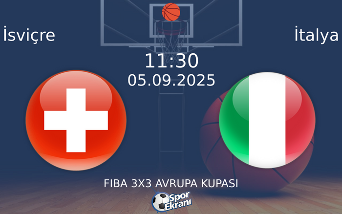 05 Eylül 2025 İsviçre vs İtalya maçı Hangi Kanalda Saat Kaçta Yayınlanacak? 05 Eylül 2025 İsviçre vs İtalya maçı Hangi Kanalda Saat Kaçta Yayınlanacak?