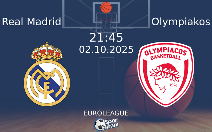 02 Ekim 2025 Real Madrid vs Olympiakos maçı Hangi Kanalda Saat Kaçta Yayınlanacak?