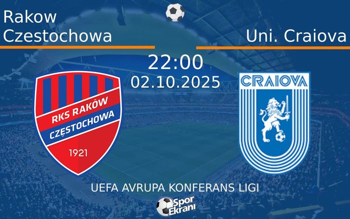 02 Ekim 2025 Rakow Czestochowa vs Uni. Craiova maçı Hangi Kanalda Saat Kaçta Yayınlanacak?