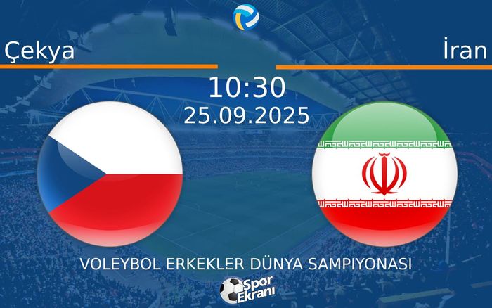 25 Eylül 2025 Çekya vs İran maçı Hangi Kanalda Saat Kaçta Yayınlanacak? 25 Eylül 2025 Çekya vs İran maçı Hangi Kanalda Saat Kaçta Yayınlanacak?