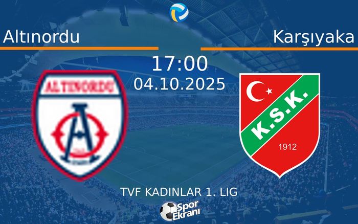 04 Ekim 2025 Altınordu vs Karşıyaka maçı Hangi Kanalda Saat Kaçta Yayınlanacak?