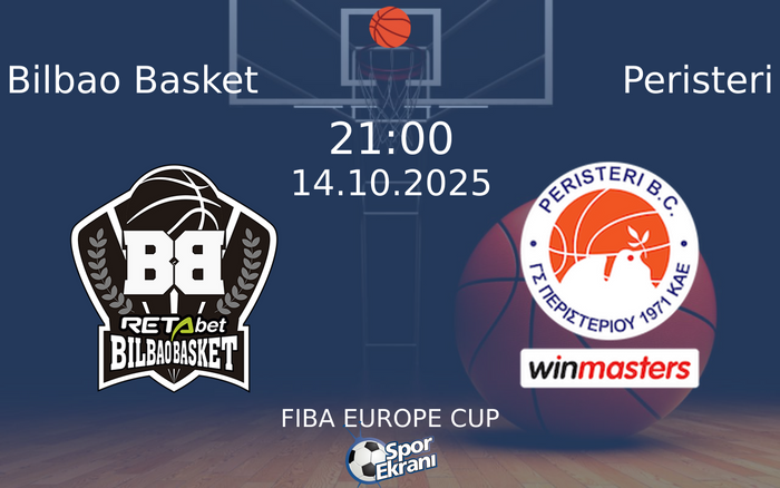 14 Ekim 2025 Bilbao Basket vs Peristeri maçı Hangi Kanalda Saat Kaçta Yayınlanacak? 14 Ekim 2025 Bilbao Basket vs Peristeri maçı Hangi Kanalda Saat Kaçta Yayınlanacak?