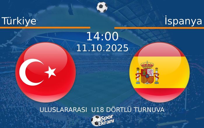 11 Ekim 2025 Türkiye vs İspanya maçı Hangi Kanalda Saat Kaçta Yayınlanacak? 11 Ekim 2025 Türkiye vs İspanya maçı Hangi Kanalda Saat Kaçta Yayınlanacak?