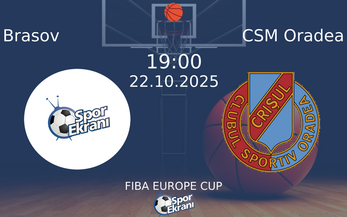 22 Ekim 2025 Brasov vs CSM Oradea maçı Hangi Kanalda Saat Kaçta Yayınlanacak? 22 Ekim 2025 Brasov vs CSM Oradea maçı Hangi Kanalda Saat Kaçta Yayınlanacak?