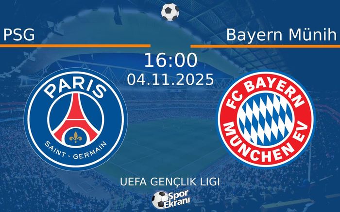 04 Kasım 2025 PSG vs Bayern Münih maçı Hangi Kanalda Saat Kaçta Yayınlanacak?