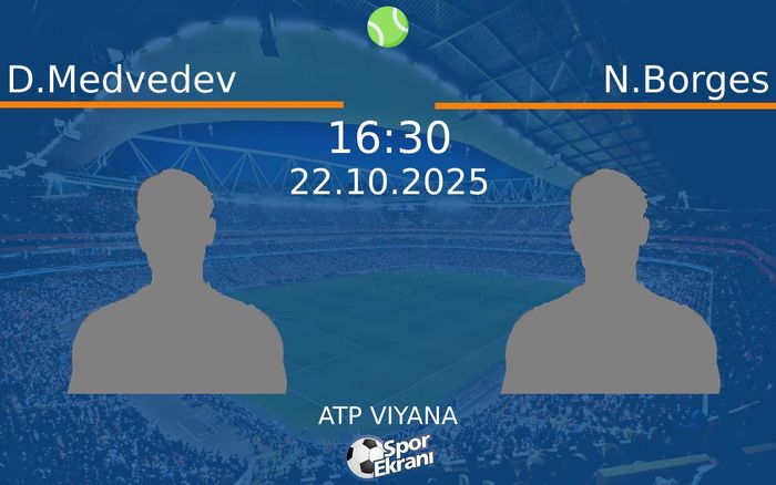 22 Ekim 2025 D.Medvedev vs N.Borges maçı Hangi Kanalda Saat Kaçta Yayınlanacak? 22 Ekim 2025 D.Medvedev vs N.Borges maçı Hangi Kanalda Saat Kaçta Yayınlanacak?