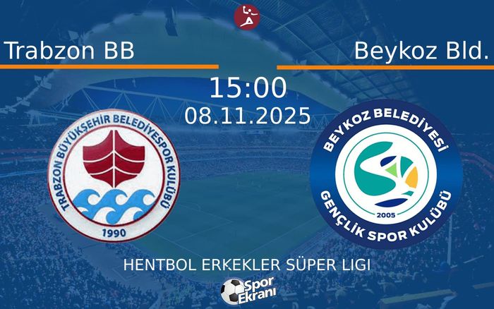 08 Kasım 2025 Trabzon BB vs Beykoz Bld. maçı Hangi Kanalda Saat Kaçta Yayınlanacak? 08 Kasım 2025 Trabzon BB vs Beykoz Bld. maçı Hangi Kanalda Saat Kaçta Yayınlanacak?