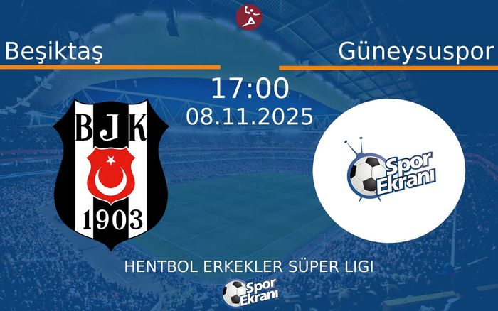 08 Kasım 2025 Beşiktaş vs Güneysuspor maçı Hangi Kanalda Saat Kaçta Yayınlanacak? 08 Kasım 2025 Beşiktaş vs Güneysuspor maçı Hangi Kanalda Saat Kaçta Yayınlanacak?