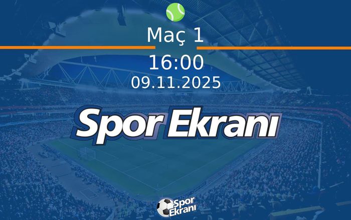 09 Kasım 2025 ATP Turin - Maç 1  Hangi Kanalda Saat Kaçta Yayınlanacak? 09 Kasım 2025 ATP Turin - Maç 1  Hangi Kanalda Saat Kaçta Yayınlanacak?