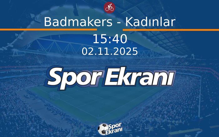 02 Kasım 2025 Bisikletli Kros Trophy - Badmakers - Kadınlar Hangi Kanalda Saat Kaçta Yayınlanacak? 02 Kasım 2025 Bisikletli Kros Trophy - Badmakers - Kadınlar Hangi Kanalda Saat Kaçta Yayınlanacak?