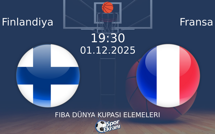 01 Aralık 2025 Finlandiya vs Fransa maçı Hangi Kanalda Saat Kaçta Yayınlanacak? 01 Aralık 2025 Finlandiya vs Fransa maçı Hangi Kanalda Saat Kaçta Yayınlanacak?