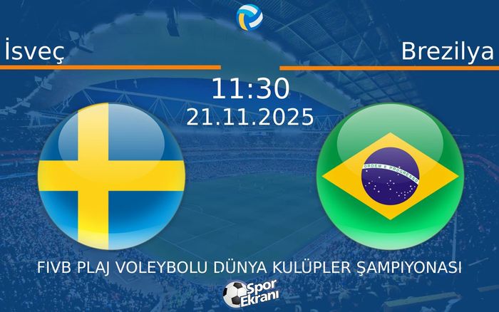 21 Kasım 2025 İsveç vs Brezilya maçı Hangi Kanalda Saat Kaçta Yayınlanacak?