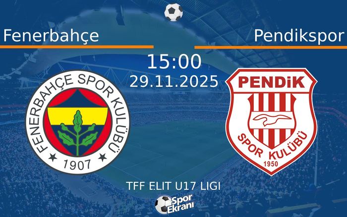 29 Kasım 2025 Fenerbahçe vs Pendikspor maçı Hangi Kanalda Saat Kaçta Yayınlanacak? 29 Kasım 2025 Fenerbahçe vs Pendikspor maçı Hangi Kanalda Saat Kaçta Yayınlanacak?
