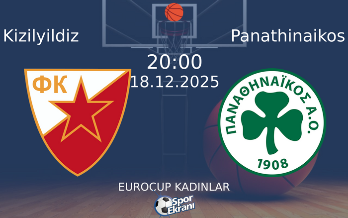 18 Aralık 2025 Kizilyildiz vs Panathinaikos maçı Hangi Kanalda Saat Kaçta Yayınlanacak? 18 Aralık 2025 Kizilyildiz vs Panathinaikos maçı Hangi Kanalda Saat Kaçta Yayınlanacak?