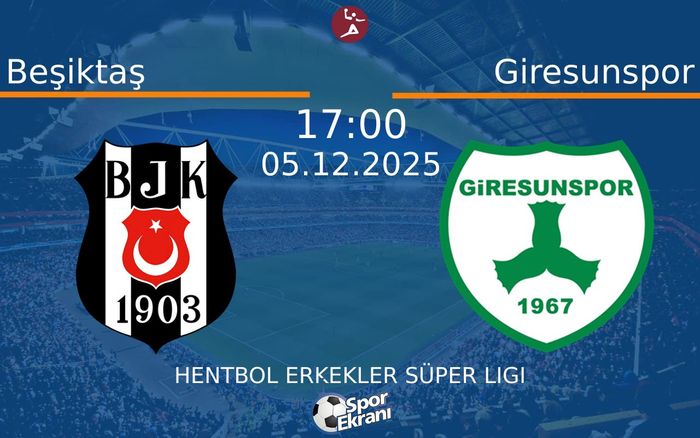 05 Aralık 2025 Beşiktaş vs Giresunspor maçı Hangi Kanalda Saat Kaçta Yayınlanacak?