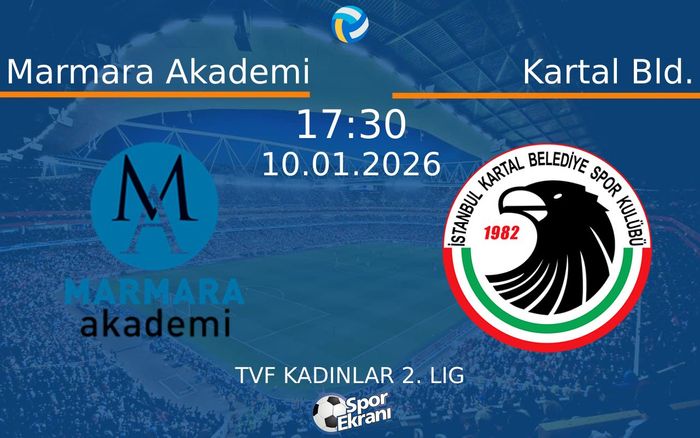 10 Ocak 2026 Marmara Akademi vs Kartal Bld. maçı Hangi Kanalda Saat Kaçta Yayınlanacak?