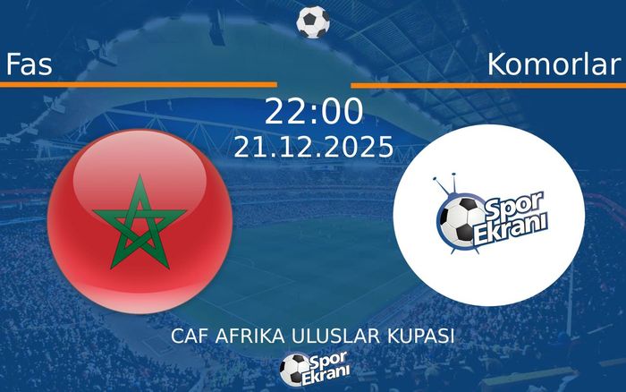 21 Aralık 2025 Fas vs Komorlar maçı Hangi Kanalda Saat Kaçta Yayınlanacak? 21 Aralık 2025 Fas vs Komorlar maçı Hangi Kanalda Saat Kaçta Yayınlanacak?