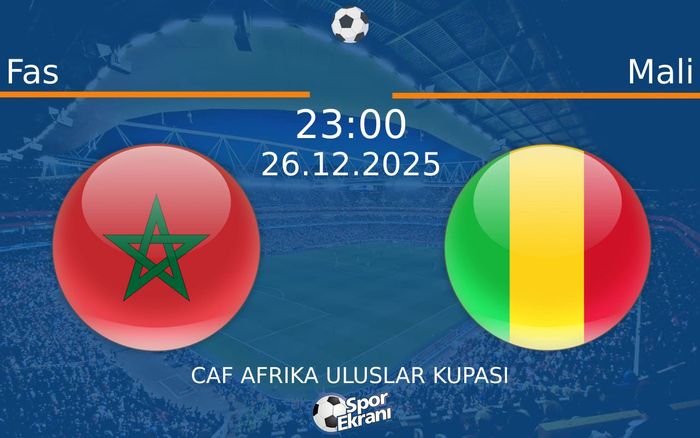 26 Aralık 2025 Fas vs Mali maçı Hangi Kanalda Saat Kaçta Yayınlanacak?