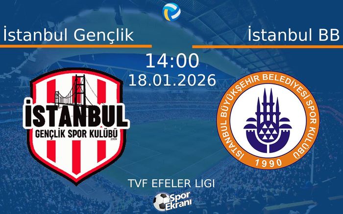 18 Ocak 2026 İstanbul Gençlik vs İstanbul BB maçı Hangi Kanalda Saat Kaçta Yayınlanacak? 18 Ocak 2026 İstanbul Gençlik vs İstanbul BB maçı Hangi Kanalda Saat Kaçta Yayınlanacak?