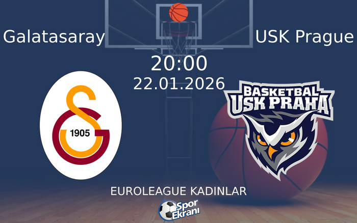 22 Ocak 2026 Galatasaray vs USK Prague maçı Hangi Kanalda Saat Kaçta Yayınlanacak?