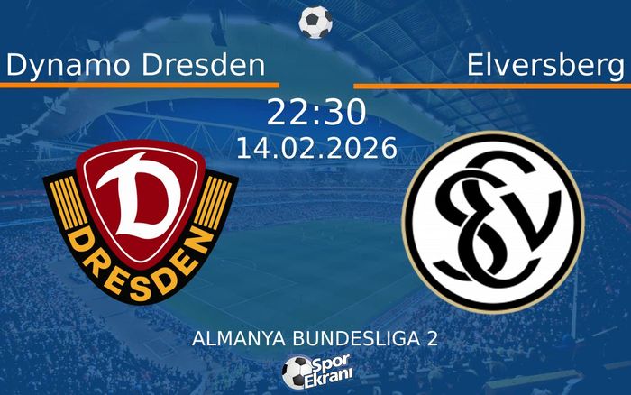 14 Şubat 2026 Dynamo Dresden vs Elversberg maçı Hangi Kanalda Saat Kaçta Yayınlanacak? 14 Şubat 2026 Dynamo Dresden vs Elversberg maçı Hangi Kanalda Saat Kaçta Yayınlanacak?
