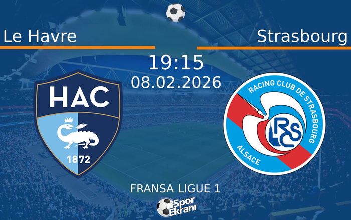 08 Şubat 2026 Le Havre vs Strasbourg maçı Hangi Kanalda Saat Kaçta Yayınlanacak?