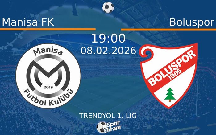 08 Şubat 2026 Manisa FK vs Boluspor maçı Hangi Kanalda Saat Kaçta Yayınlanacak? 08 Şubat 2026 Manisa FK vs Boluspor maçı Hangi Kanalda Saat Kaçta Yayınlanacak?