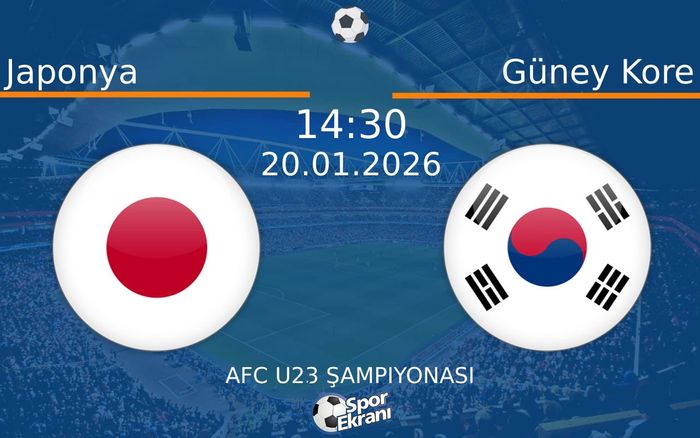 20 Ocak 2026 Japonya vs Güney Kore maçı Hangi Kanalda Saat Kaçta Yayınlanacak?