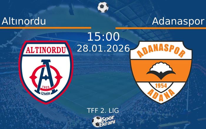 28 Ocak 2026 Altınordu vs Adanaspor maçı Hangi Kanalda Saat Kaçta Yayınlanacak?