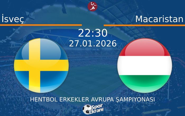 27 Ocak 2026 İsveç vs Macaristan maçı Hangi Kanalda Saat Kaçta Yayınlanacak? 27 Ocak 2026 İsveç vs Macaristan maçı Hangi Kanalda Saat Kaçta Yayınlanacak?