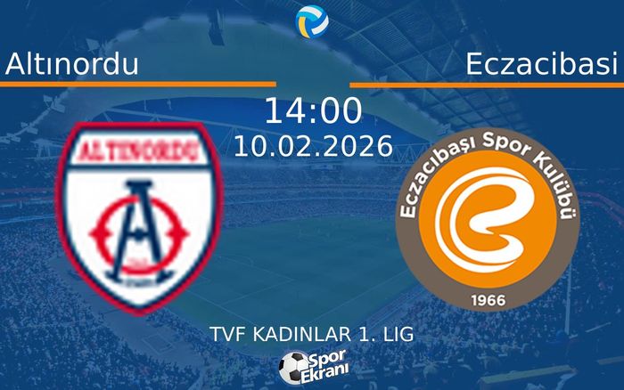 10 Şubat 2026 Altınordu vs Eczacibasi maçı Hangi Kanalda Saat Kaçta Yayınlanacak? 10 Şubat 2026 Altınordu vs Eczacibasi maçı Hangi Kanalda Saat Kaçta Yayınlanacak?