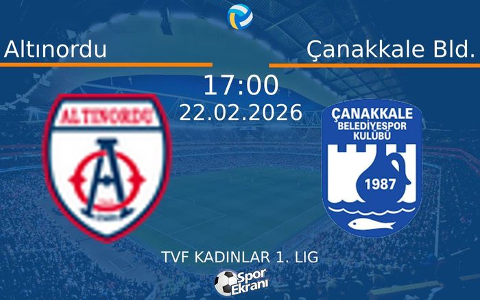 22 Şubat 2026 Altınordu vs Çanakkale Bld. maçı Hangi Kanalda Saat Kaçta Yayınlanacak?