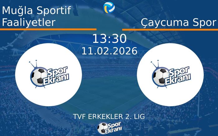 11 Şubat 2026 Muğla Sportif Faaliyetler vs Çaycuma Spor maçı Hangi Kanalda Saat Kaçta Yayınlanacak?