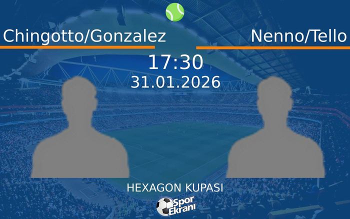 31 Ocak 2026 Chingotto/Gonzalez vs Nenno/Tello maçı Hangi Kanalda Saat Kaçta Yayınlanacak?