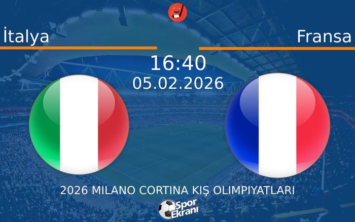 05 Şubat 2026 İtalya vs Fransa maçı Hangi Kanalda Saat Kaçta Yayınlanacak? 05 Şubat 2026 İtalya vs Fransa maçı Hangi Kanalda Saat Kaçta Yayınlanacak?