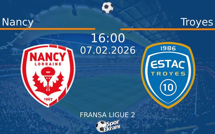 07 Şubat 2026 Nancy vs Troyes maçı Hangi Kanalda Saat Kaçta Yayınlanacak?