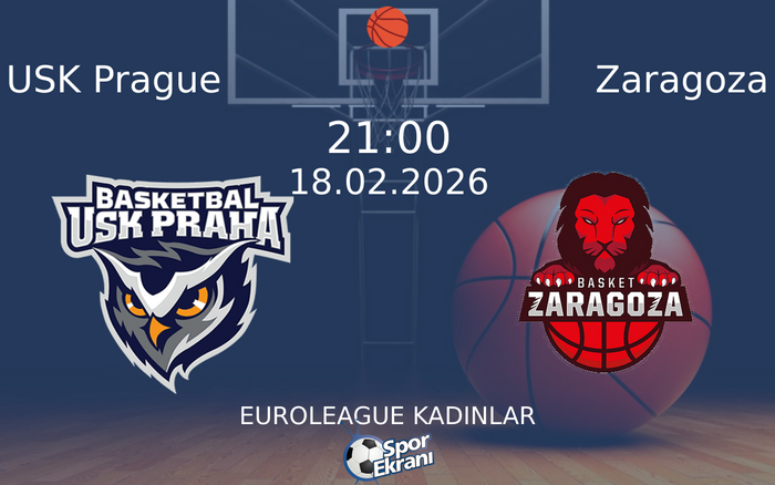 18 Şubat 2026 USK Prague vs Zaragoza maçı Hangi Kanalda Saat Kaçta Yayınlanacak? 18 Şubat 2026 USK Prague vs Zaragoza maçı Hangi Kanalda Saat Kaçta Yayınlanacak?