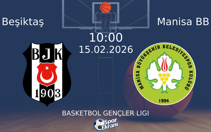 15 Şubat 2026 Beşiktaş vs Manisa BB maçı Hangi Kanalda Saat Kaçta Yayınlanacak?
