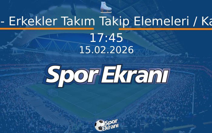 15 Şubat 2026 2026 Milano Cortina Kiş Olimpiyatlari - Sürat Pateni - Erkekler Takım Takip Elemeleri / Kadınlar 500m  Hangi Kanalda Saat Kaçta Yayınlanacak?