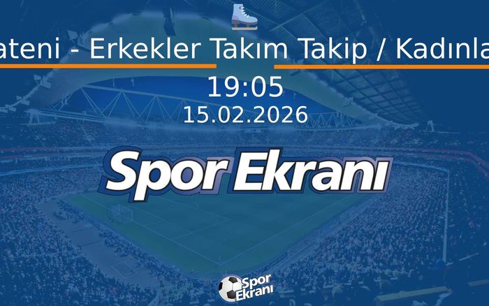 15 Şubat 2026 2026 Milano Cortina Kiş Olimpiyatlari - Sürat Pateni - Erkekler Takım Takip / Kadınlar 500m  Hangi Kanalda Saat Kaçta Yayınlanacak?
